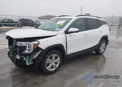 2022 GMC Terrain Awd Sle z USA, uszkodzony, nr VIN 3GKALTEV6NL192640